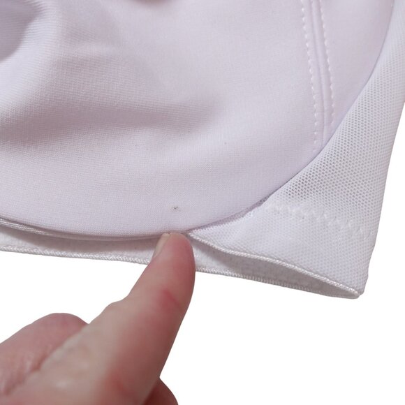 NWOT Glamorise Front-Close T-Back WonderWire Bra Sz 34DD White Racerback 1246 - Picture 4 of 7